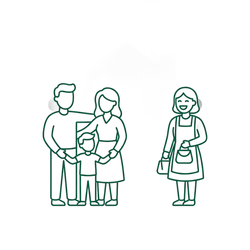 Le famiglie che si affidano a Regolia